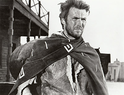 Clint Eastwood embodies the stoic masculine archetype