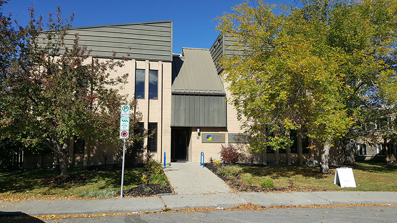 clinic building (autumn photo)