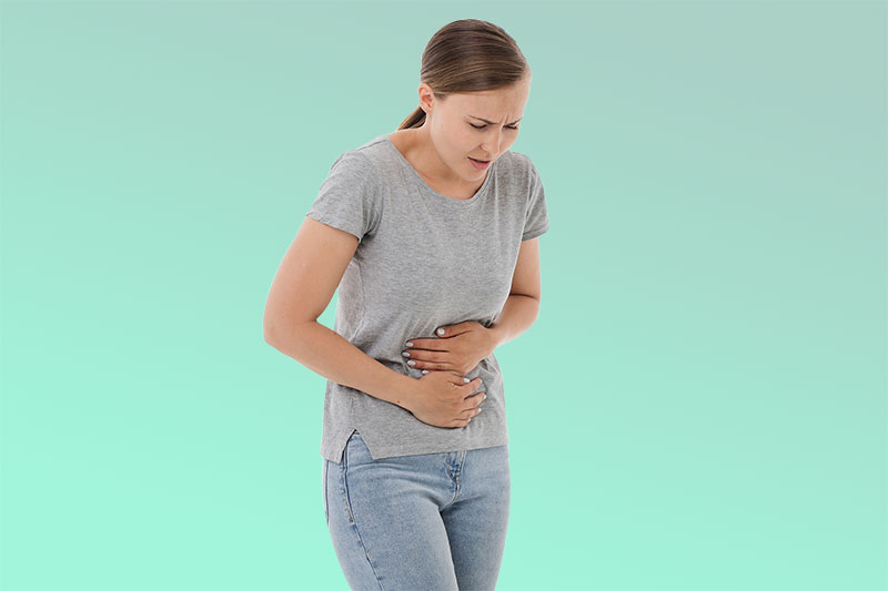 intense stomach pain, one of the classic, stereotypical symptoms of celiac disease